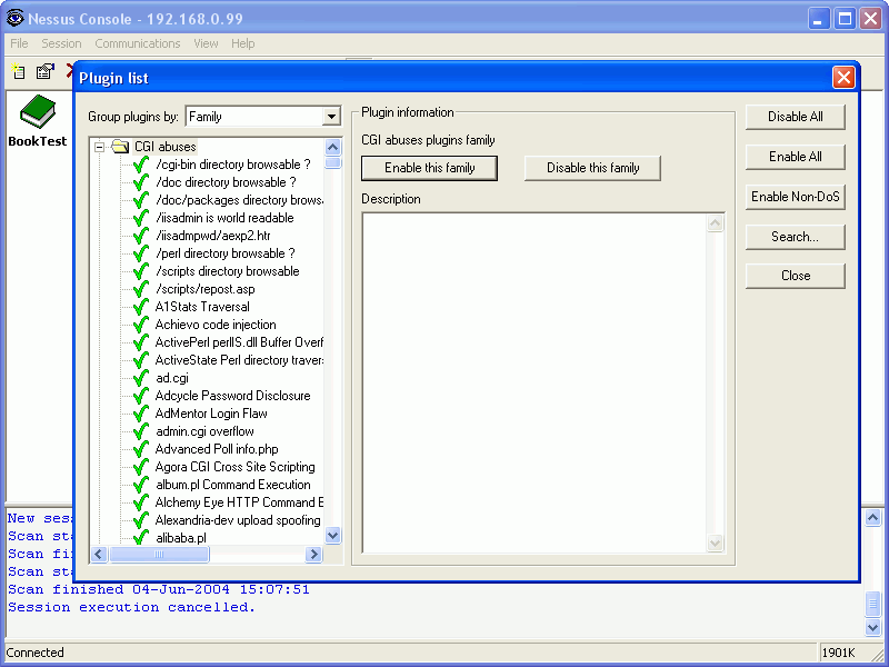 Nessus, the open source vulnerability scanner